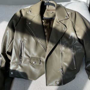 Nordstrom BlankNYC Vegan Leather Jacket size S